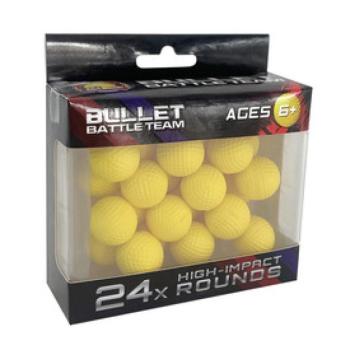 2, 3 cm szivacsgolyó töltény 24 db kép