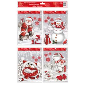 Ablakmatrica hóember kép