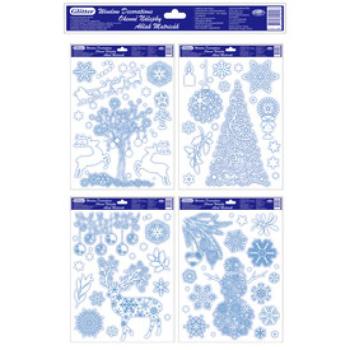 Ablakmatrica hópehely, fenyőfa kép