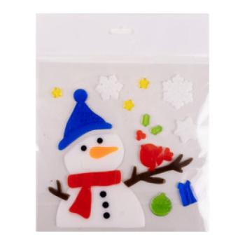 Ablakzselé Hóember 2025 kép