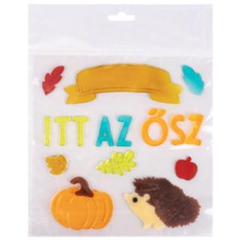 Ablakzselé itt az ősz +süni kép