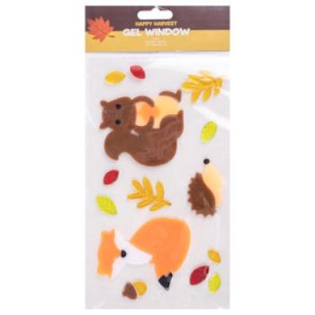 Ablakzselé róka +mókus +süni kép