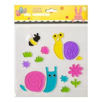 Ablakzselé színes csigák 20x25 kép