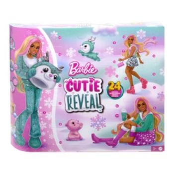 Adventi naptár Barbie Cuti Reveal baba kiegészítőkkel kép