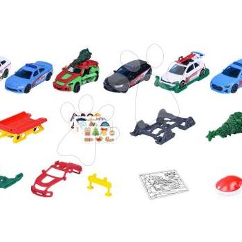 Adventi naptár kisautókkal Advent Calendar Majorette 24 meglepi 16 kiegészítővel 5 évtől kép