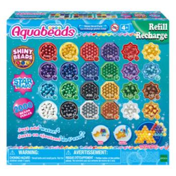 Aqua Beads fényes gyöngyök 2000db kép