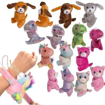 Aranyos plüss állat karkötők gyerekeknek – ölelő, játékos barátok a csuklódon! (BBJ) kép