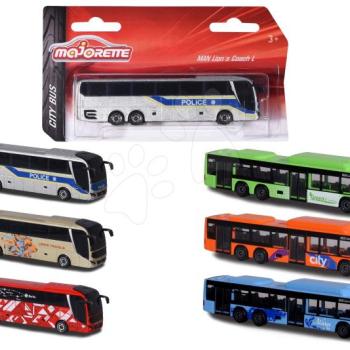 Autóbusz MAN City Bus Majorette felfüggesztéssel 13 cm hosszú 6 különböző fajta kép