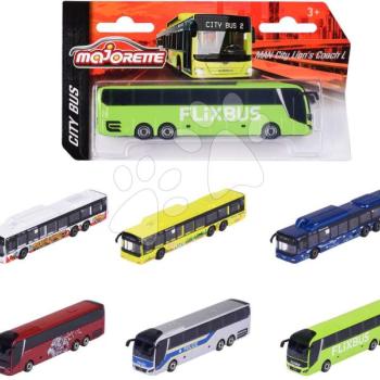 Autóbusz MAN City Bus Majorette felfüggesztéssel 13 cm hosszú több fajta kép