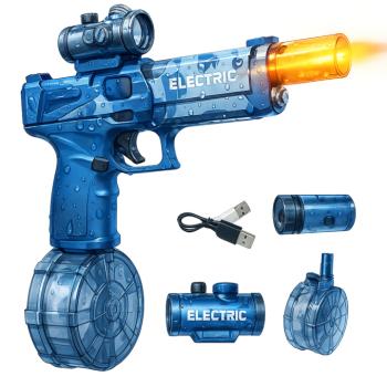 Automata vízipisztoly interaktív világítással – nagy hatótávolság, ergonomikus kialakítás, kültéri játékhoz (BBJ) kép