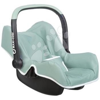 Autósülés tárolórésszel Maxi Cosi Seat Sage Smoby biztonsági övvel 42 cm játékbabának olivazöld kép