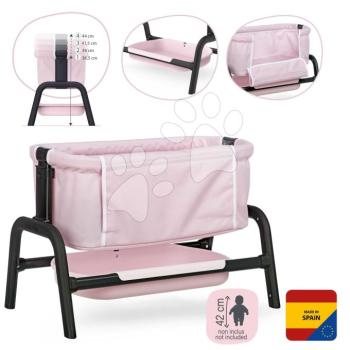 Babaágy tárolórekesszel Co Sleeping Bed Maxi Cosi&Quinny Smoby 38 cm játékbabának 4 magassági fokozatban kép