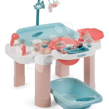 Babagondozó asztal játékbabának My First Nursery Écoiffier káddal 13 kiegészítővel 18 hó-tól kép