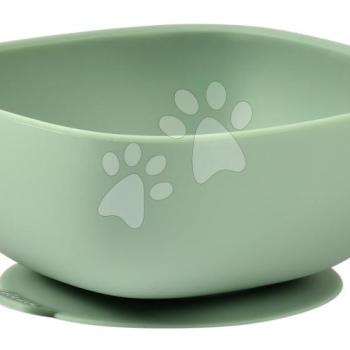 Babatál Silicone Suction Bowl Beaba Sage Green szilikonból zöld 4 hó-tól kép