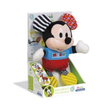 Baby Clementoni Disney Baby - Mickey Egér Első Plüssöm Csörgővel kép