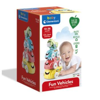 Baby Clementoni Egymásba Rejthető Járművek kép