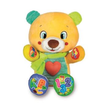 Baby Clementoni Interaktív Tanuló Plüss Mackó Lackó kép