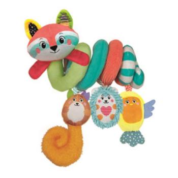 Baby Clementoni Puha Állatkás Babakocsi Spirál kép