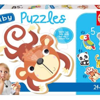 Baby puzzle Egzotikus állatok Educa 5-ábra 24 hó-tól kép