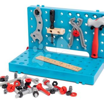 Barkácsműhely szerszámokkal Builder Work Bench BRIO rögzítőnyílásokkal 59 részes kép