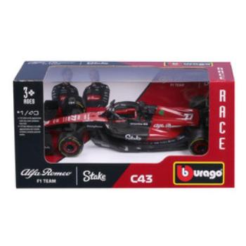 Bburago 1 /43 F1 versenyautó - Alfa Romeo Stake C43 #77 (Valtteri Bottas) kép