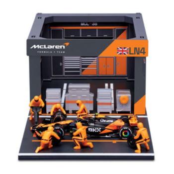 Bburago 1 /43 F1 versenyautó - Mclaren MCL38 bokszutca kép