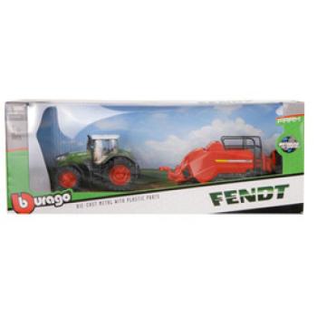 Bburago - Fendt 1050 Vario traktor bálázóval kép