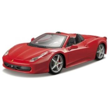 Bburago Ferrari 458 Spider versenyautó 1:24 kép