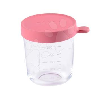 Beaba ételtároló doboz minőségi üvegből 250 ml 912653 rózsaszín kép