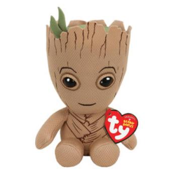 Beanie Babies plüss figura Marvel GROOT, 15 cm kép