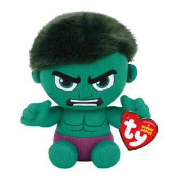 Beanie Babies plüss figura Marvel HULK , 15 cm kép