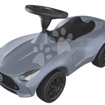Bébitaxi autó Baby Booby AMG GT BIG hanggal és valósághű részletekkel a Mercedes szalonból szürke 18 hó-tól kép