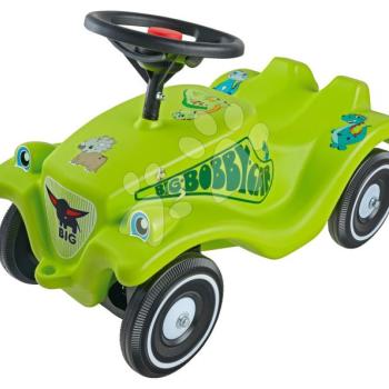 Bébitaxi autó Bobby Car Classic Dino BIG zöld dudával és dínós matricákkal 12 hó-tól kép
