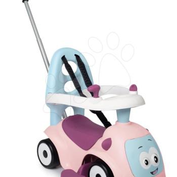 Bébitaxi bővithető Maestro Ride-On Pink 3in1 Smoby 3 hang tolókar kiesésgátló - mágikus szemek 6 hó-tól kép