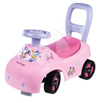 Bébitaxi és járássegítő 2in1 Minnie Auto Ride On Smoby ergonomikus háttámlával és tárolóval az ülőke alatt 10 hó-tól kép