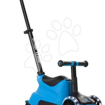 Bébitaxi és roller 2in1 háromkerekű LED kerekekkel Xtend Scooter Ride-on Blue smarTrike tolókarral és állítható magassággal és tárolóhellyel 1-től 12 éves korig kép