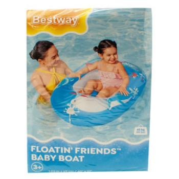 Bestway 34037 Gyerek csónak tengeriállatos 102x69cm kép