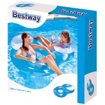 Bestway 43009 Dupla úszófotel - 118 x 117 cm kép