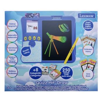 Beszélő kártyaolvasó rajztáblával angol /magyar kép