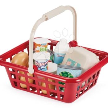 Bevásárlókosár Grocery Basket 100% Chef Écoiffier élelmiszerekkel 11 kiegészítő 18 hó-tól kép