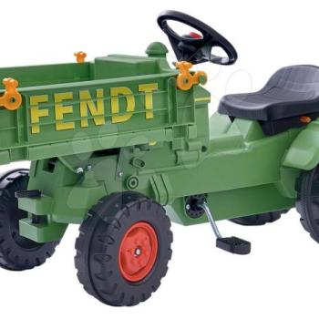 BIG pedálos traktor Fendt láncmeghajtással, platóval és dudával 56552 kép