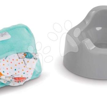 Bili törlőkendőkkel Potty & Baby Wipe Corolle 30 cm játékbabának 2 kiegészítő 18 hó-tól kép