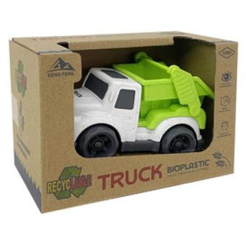 Bioplasztik konténerszállító teherautó kép