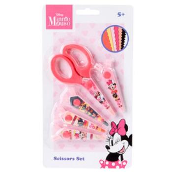 Biztonsági olló 5 db cserélhető vágóéllel, Minnie egér kép