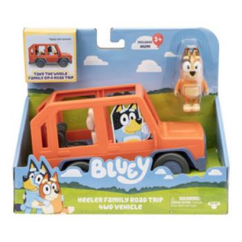 Bluey 4X4 Car With Chilli Figurával kép