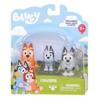 Bluey Figura Uncsitesók 3db kép