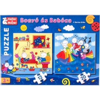 Bogyó és Babóca szivárványhal 12 és 20 darabos puzzle kép