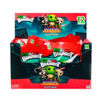 Brainrot kulcstartó meglepetés figura +1 mini poszter tasakban kép