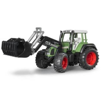 Bruder John Deere 6920 traktor homlokrakodóval kép