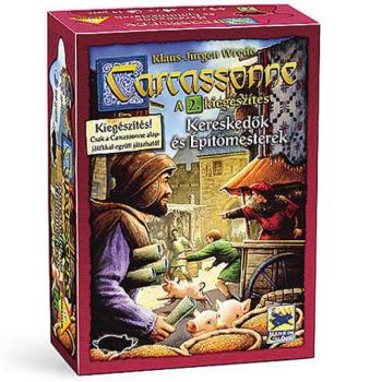 Carcassonne 2. kiegészítő Kereskedők és Építészek társasjáték kép